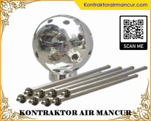 Nozzle air mancur crystall ball berkualitas
